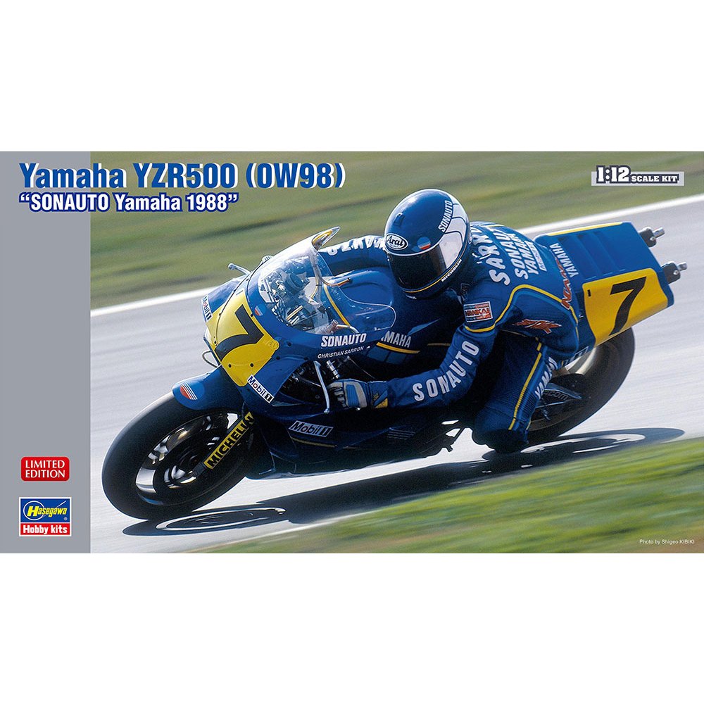 **ของแท้ พร้อมส่ง** Yamaha YZR500 (0W98) Sonauto Yamaha 1988 Plastic Kit โมเดลพลาสติกประกอบ