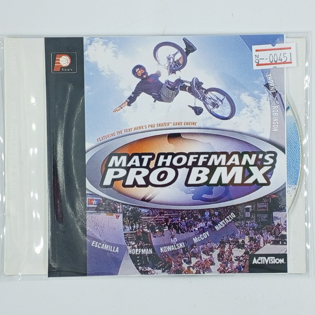 [00451] MAT HOFFMAN'S PRO BMX (US) แผ่นเกมก็อปปี้ PS1 แผ่นเกมปั๊มโรงงาน มือสองสภาพดี