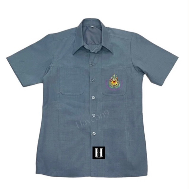 (พร้อมส่ง)✅เสื้อ อกท สีเทา🩶