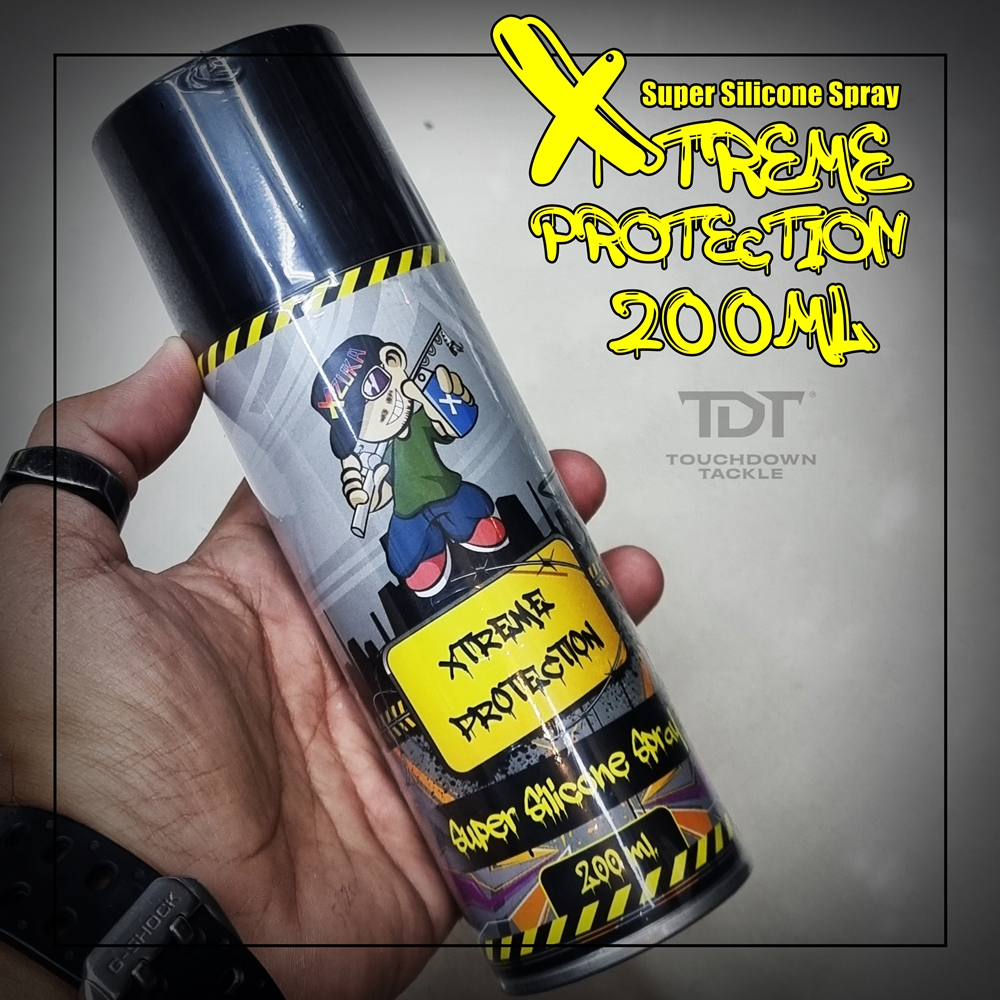 XTREME PROTECTION SPRAY สเปรย์ซิลิโคนฟิล์มเคลือบป้องกันความเค็มและความชื้น ใช้ฉีดรอกและคันเบ็ด