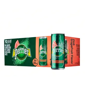 Perrier Sparkling Mineral Water Can 250ml.