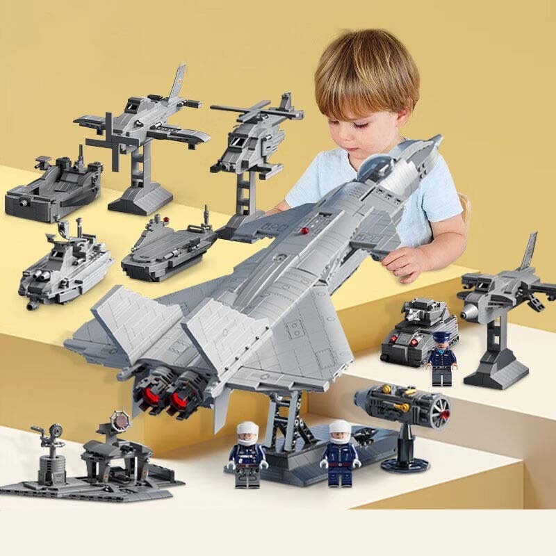 🔴 ลดล้างสต๊อค🔴จัดส่งภายใน24ชม.เลโก้ตัวใหญ่ ตัวต่อเลโก้ เครื่องบินขับไล่ เครื่องบินรบ ของเล่นเด็กโต