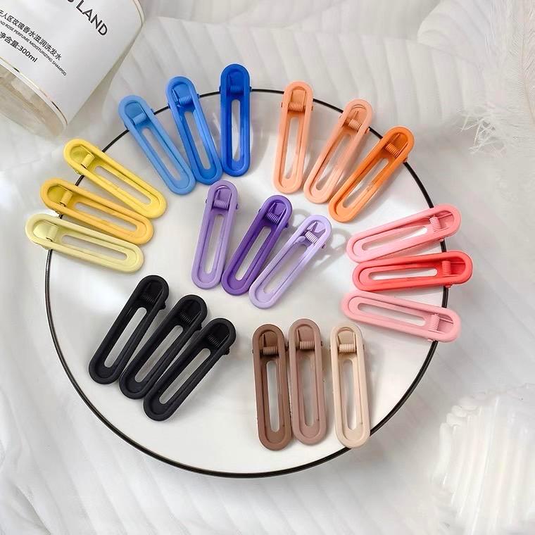 (มี12แบบ) ฐานกิ๊บ DIY กิ๊บเปล่า สีสันสดใส สำหรับทำงานศิลปะ งานฝีมือ