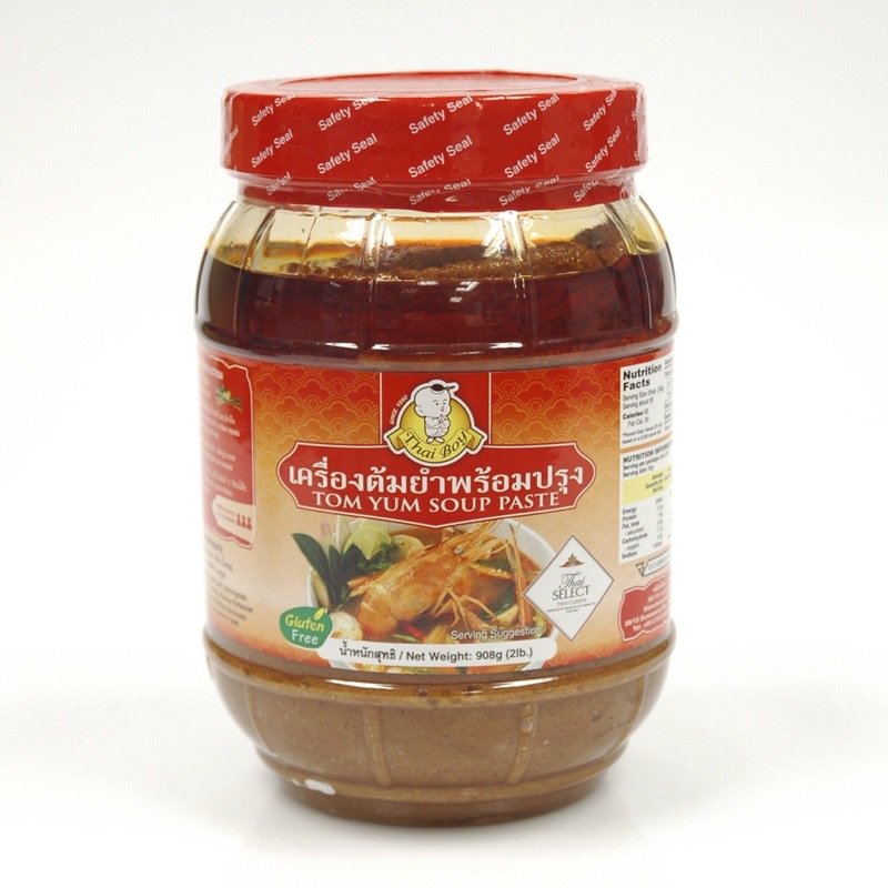 เครื่องต้มยำ ไทยบอย ขนาด 908 กรัม (Tom Yum Past – Thai Boy 908g.)