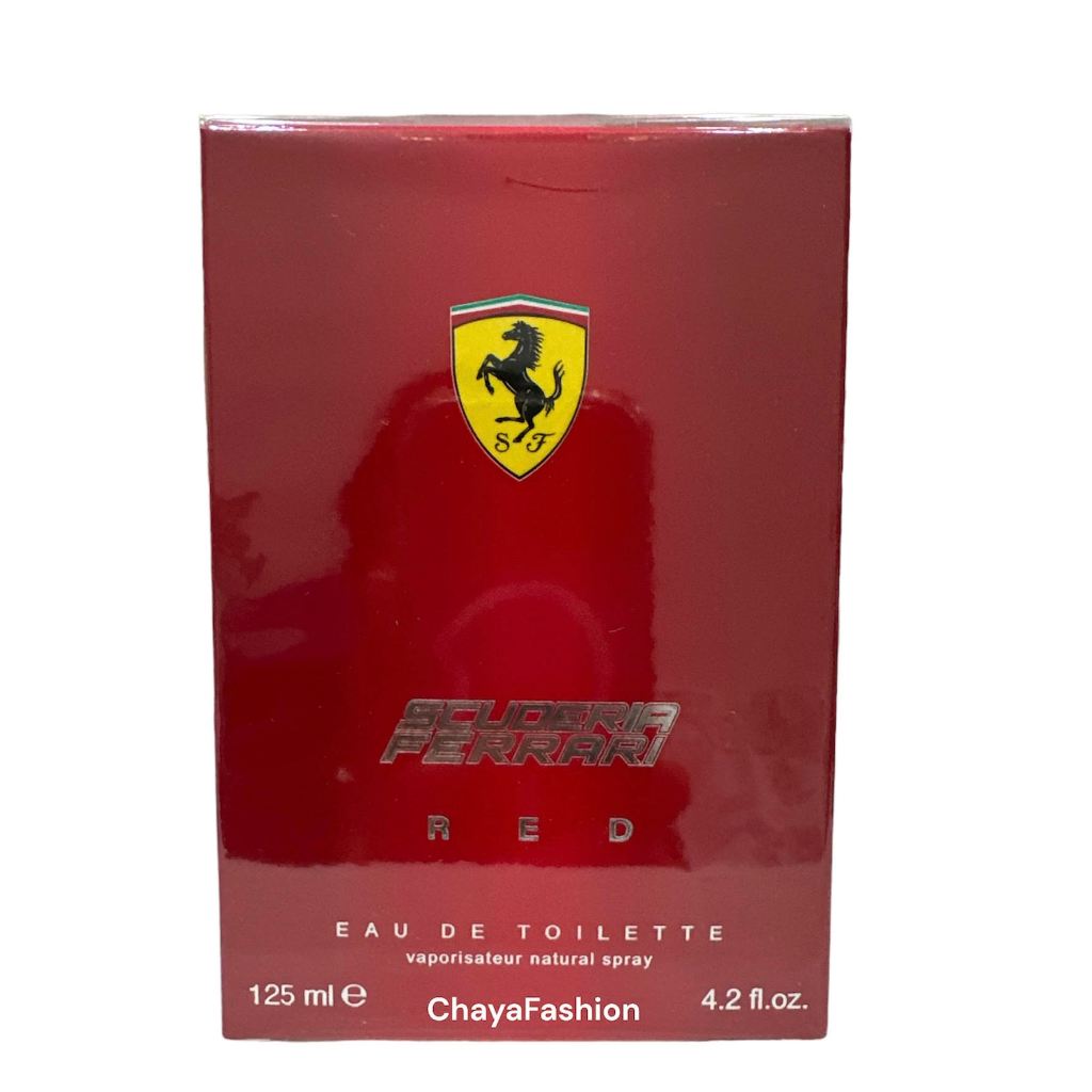 *SALE* น้ำหอม Ferrari Scuderia Red EDT 125 ml. กล่องซีล ของแท้ ผลิต 07/22 *รายละเอียดด้านใน*