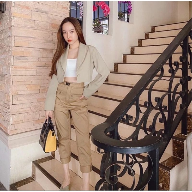 New with Tag - Penelopeshop Bazzi spendex pants ครบสี