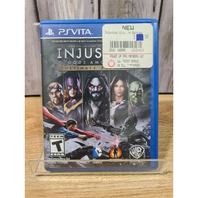 แผ่นเกม PS Vita เกม Injustice God amongus Ultimate Edition