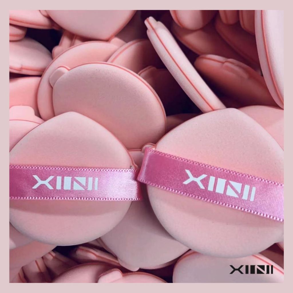XINI - ฟองน้ำเกลี่ยรองพื้น หน้าเนียนx10 ไม่กินเนื้อรองพื้น ใช้ง่าย ไม่ต้องชุบน้ำ