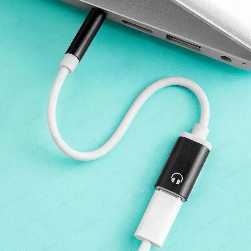 3.5มม.ชายหญิงประเภท C ตัวแปลงต่อหูฟังแบนรอบ Analog แล็ปท็อป ราคา ถูกที่สุด ดีลบีเคเค แกลเลอรีภาพที่ 3