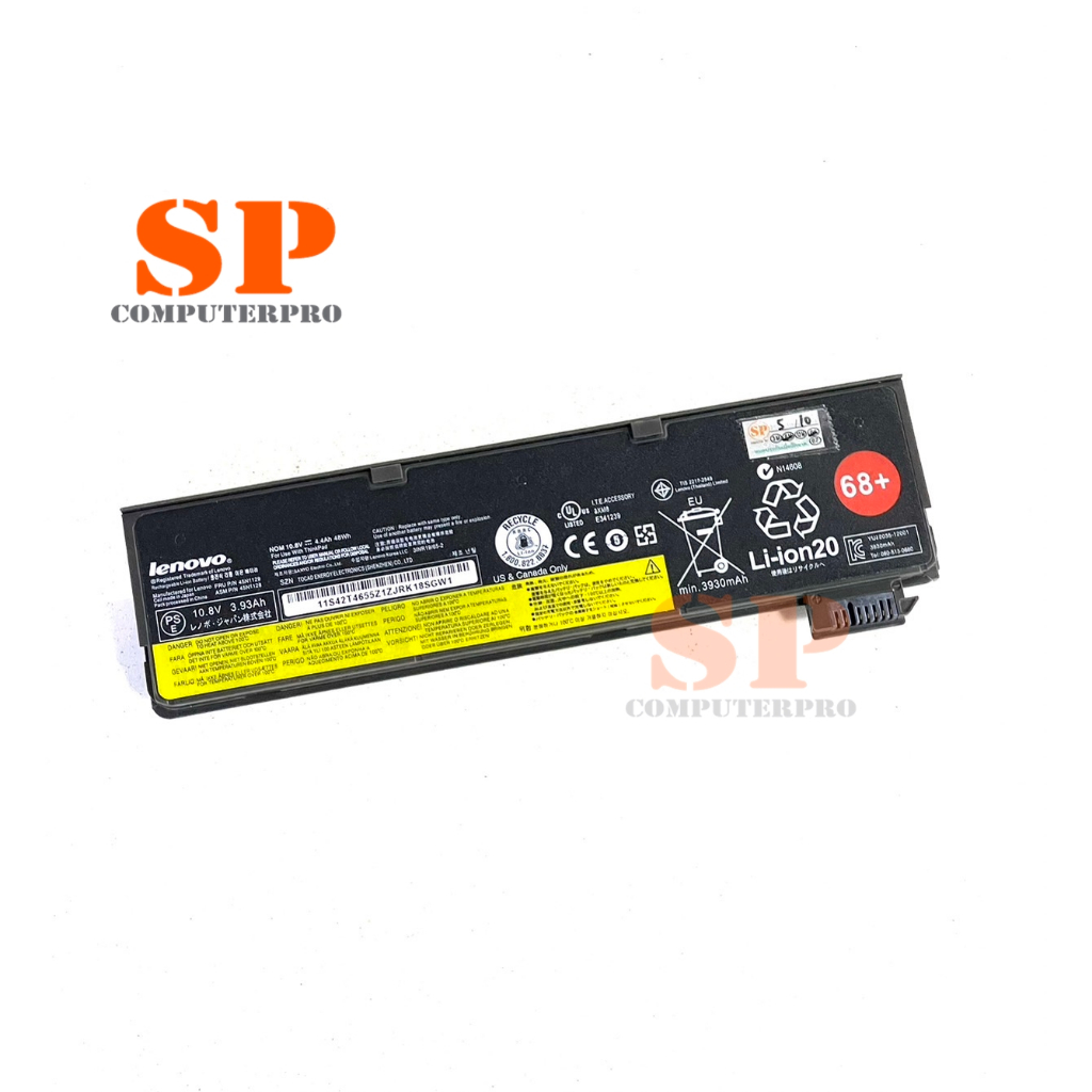 Battery LENOVO แบตเตอรี่ของแท้ LENOVO THINKPAD X240 X240S X250 X250S x270 T440 T450 T460 T440S T450S