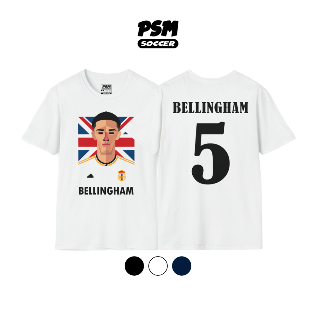PSM เสื้อยืดลายนักฟุตบอล Jude Bellingham ฤดูกาล 2023/24