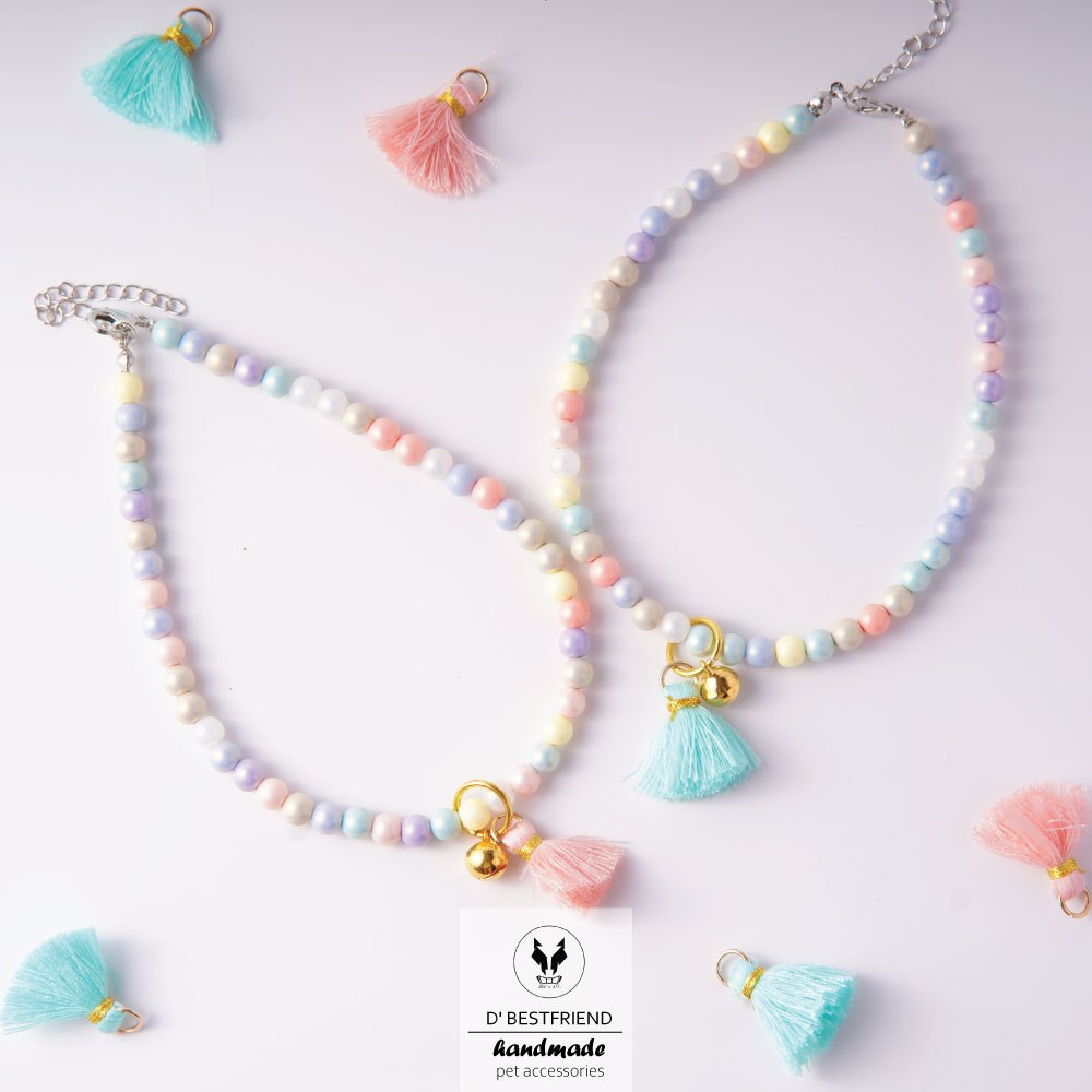 สร้อยคอสุนัข สร้อยคอแมว รุ่น Pastel tuff