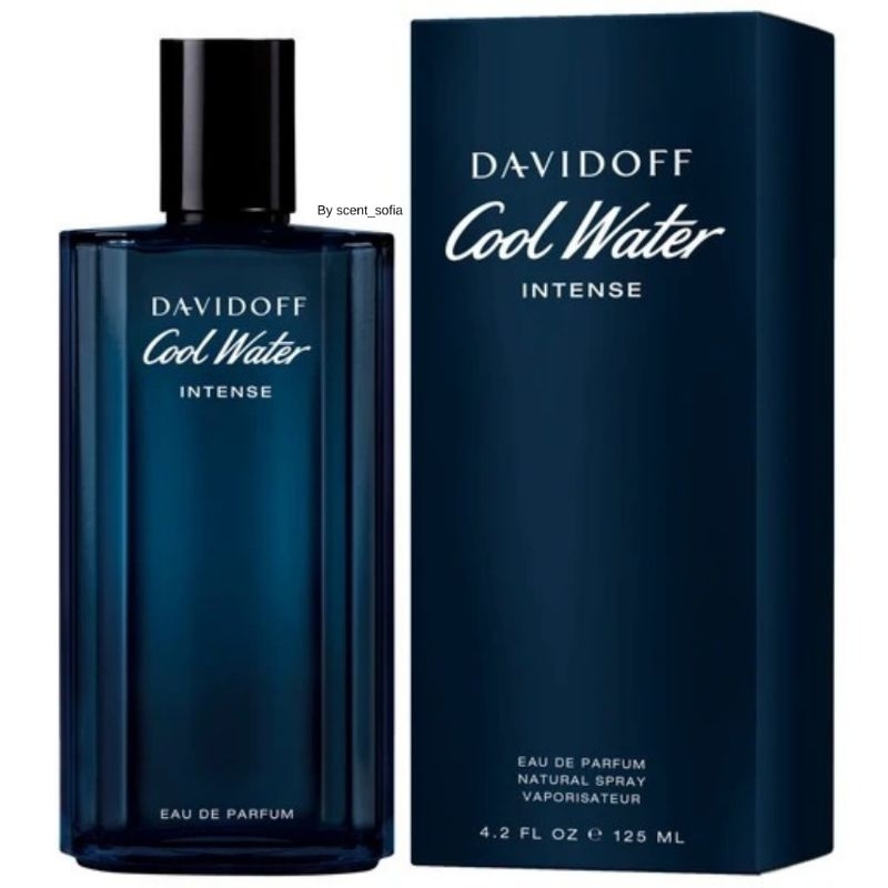DAVIDOFF COOL WATER INTENSE EDP 125ML.กล่องซีล