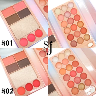 MILA COLOR Happy Time Palette Makeup พาเลทแต่งหน้า เติมสีสันให้ใบหน้า ในพาเลทเดียว