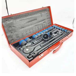 ชุดบล็อกดำ 24 ชิ้น ขนาด 1/2 (4หุน) EURO KING TOOLS ชุดเครื่องมือ ประแจ มีให้เลือก ลูก 6 เหลี่ยม และ 12 เหลี่ยม