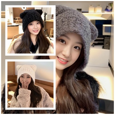 TB143 TB190 หมวกทรงหูแมว ผู้ใหญ่ใส่ได้ เด็กก็ใส่ดี