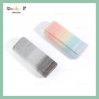 Double P กล่องแว่นตา VIII ทำจากหนัง ลวดลาย น่ารัก สีสันสดใส พกพาสะดวก กล่องที่ใส่แว่นตา