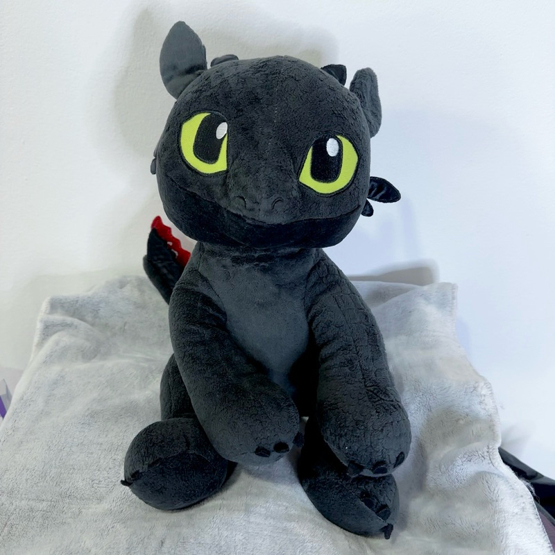 ตุ๊กตาเขี้ยวกุด ตัวใหญ่ ขนนุ่ม Build a bear Toothless how to train your dragon