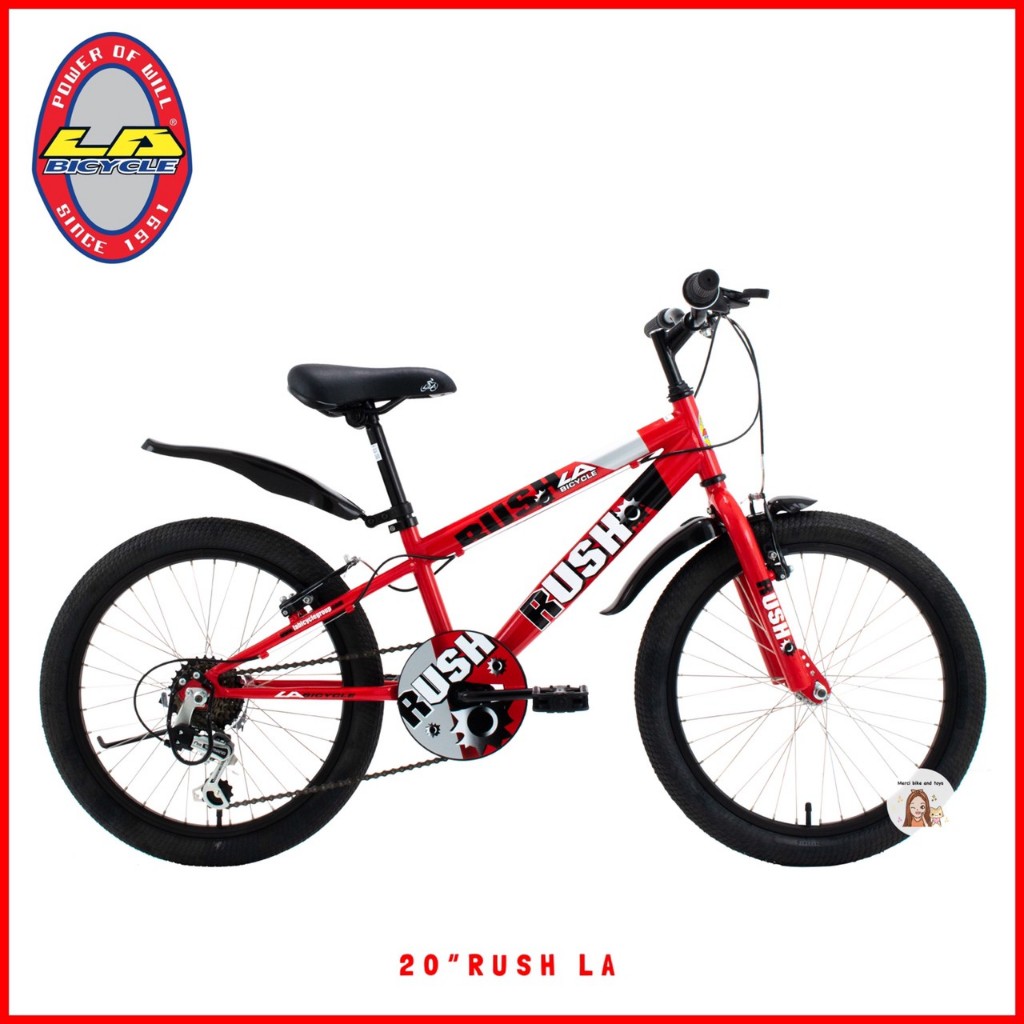 🔥LA Bicycle🔥 จักรยานเด็ก 20 นิ้ว RUSH มีเกียร์ 6Speed รถจักรยานเด็ก จักรยานแอลเอ จักรยาน จักรยานเด็กมีเกียร์