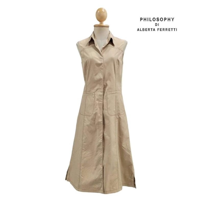 Philosophy Di Alberta Ferretti Sleeveless Shirt​ Dress​