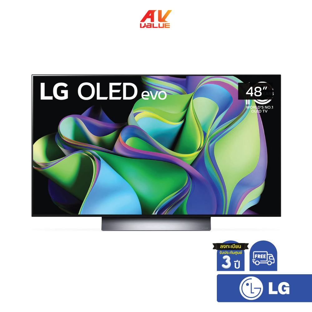 LG TV OLED evo 4K TV รุ่น OLED48C3PSA ขนาด 48 นิ้ว C3 Series ( 48C3 , 48C3PSA , C3PSA )