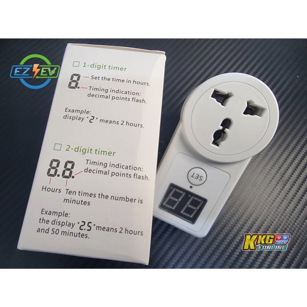 [พร้อมส่ง] Timer ปลั๊กไฟตั้งเวลาTimer Digital มีวิธีใช้ภาษาไทย ปลั๊กไฟตั้งเวลา นับเวลาถอยหลัง