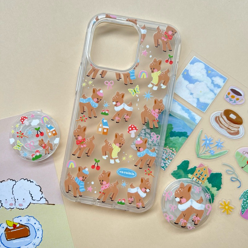 เคสสำหรับไอโฟน ลาย Frosty (พื้นใส) Dual Guard เคสใส 2 ชั้น iPhone (ผลิตตามออร์เดอร์)