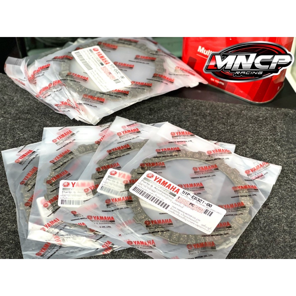 แผ่นครัชสปาร์ค135/W125s/r/iบังลม/msx (เเท้เบิกศูนย์YAMAHA)รหัส5YP-E6321-00 ใส่รถ125 4 แผ่น /msx 5 แผ่น