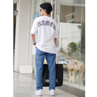 LOOSE JEANS กางเกงยีนส์ เอวสูง ทรงกระบอก NAMEW LR501/1