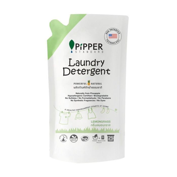 Pipper Standard ผลิตภัณฑ์ซักผ้า กลิ่นเลมอลกราส (750ml)