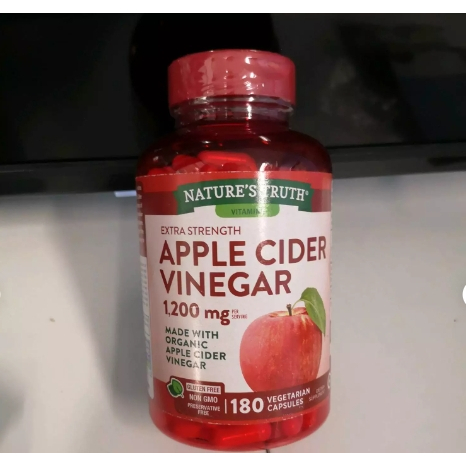 Nature's Truth Apple Cider Vinegar 1200 mg. 200 เม็ด Exp.03/26
