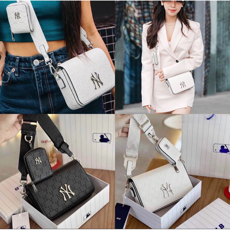 จัดโปร!!!!พร้อมส่ง วันนี้เท่านั้นรวมกระเป๋าสะพาย mlb ใส่โทรศัพท์ได้❤️ พร้อมกล่อง ลิ้งค์ใหม่(โพสต์เก่ายอดขายกว่า 4++)