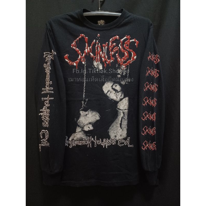 เสื้อวง Skinless มือสองลิขสิทธิ์แท้ (brutal death metal)