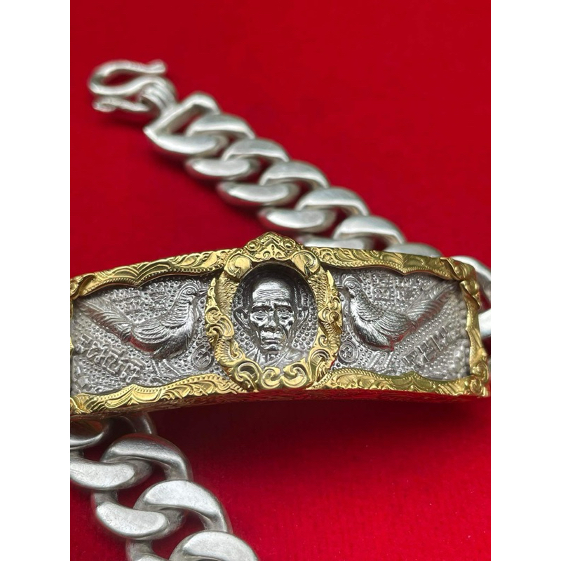 (นิยม)เลสหลวงพ่อรวยพันล้าน 4บาท ปี55เลี่ยมทองแปะสายทอง (รับประกันแท้)