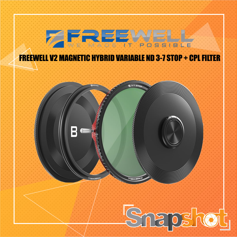 FREEWELL V2 MAGNETIC HYBRID VARIABLE ND 3-7 STOP + CPL FILTER [FW-V2-3-7STOP]