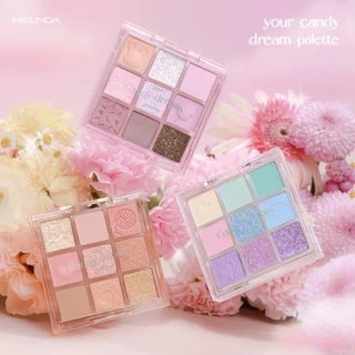 ถูก/แท้/มีไลฟ์ พาเลทท์ MEILINDA Your Candy Dream Palette เมลินดา อายแชโดว์ เนื้อแมทต์ กลิตเตอร์ ทาตา แต่งตา พาเลทตา