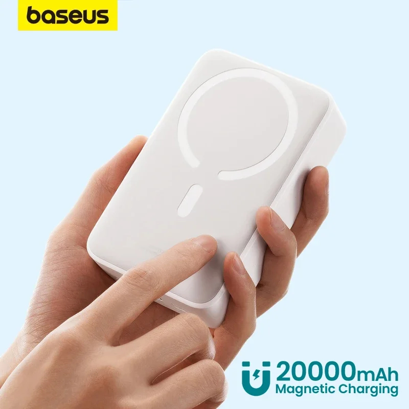 【24H Shipped 2 Years Warranty】Baseus Powerbank 20000mAh 20W แบตสำรองแม่เหล็กแบตเตอร์รี่นอก แบตสำรองช