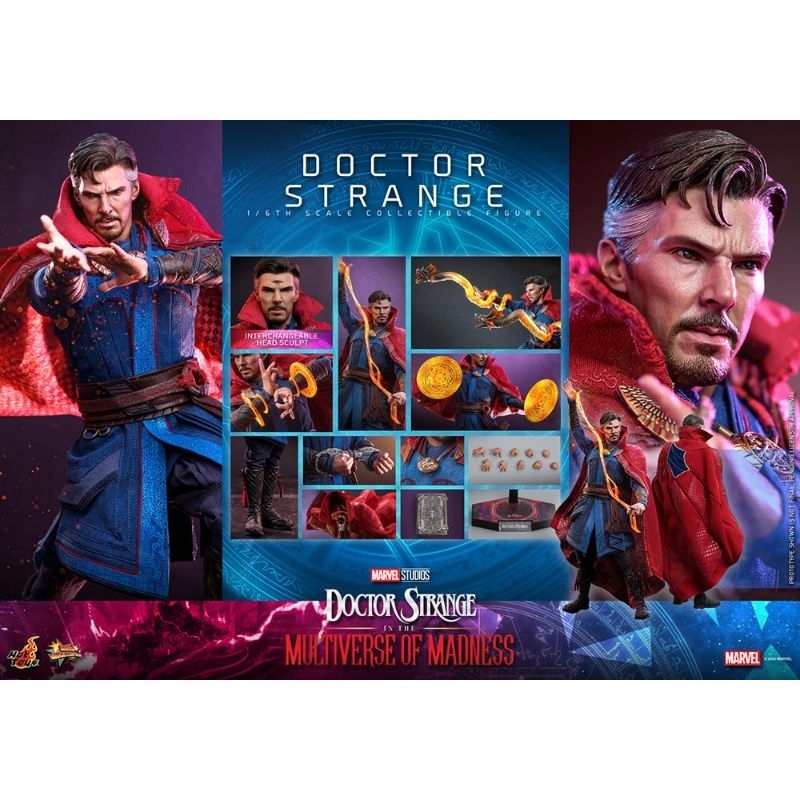 HOT TOYS MMS645 DOCTOR STRANGE : MULTIVERSE OF MADNESS - DOCTOR STRANGE