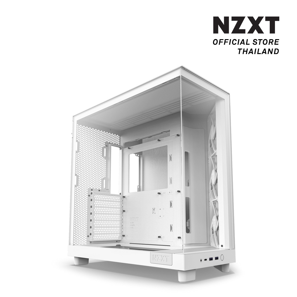 NZXT CASE H6 FLOW WHITE : CC-H61FW-01