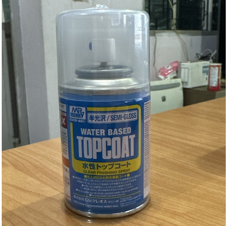 สเปรย์เคลือบเงาสูตรน้ำ B502 MrTopcoat (Semi Gloss) 86ml