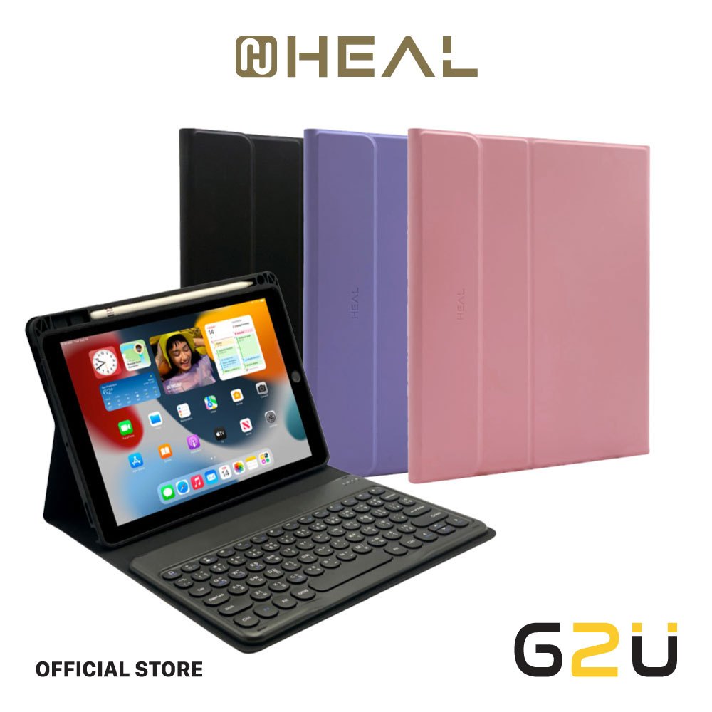HEAL เคสคีย์บอร์ดไร้สายรองรับภาษาไทย สำหรับไอแพด 9/8/7