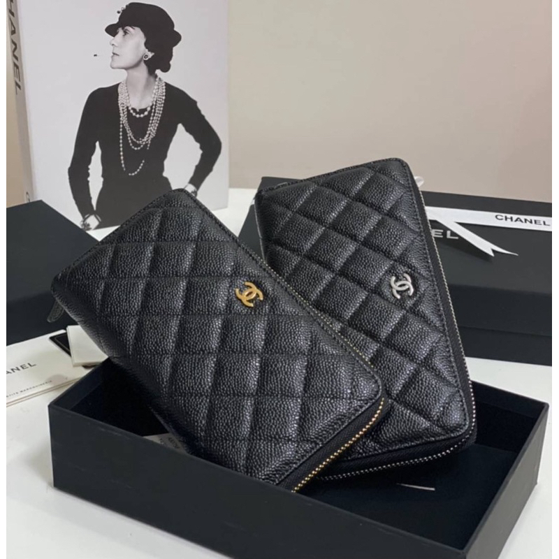 Chanel wallet ✅Grade : ออริ หนังแท้💯 ✅size :19.5cm