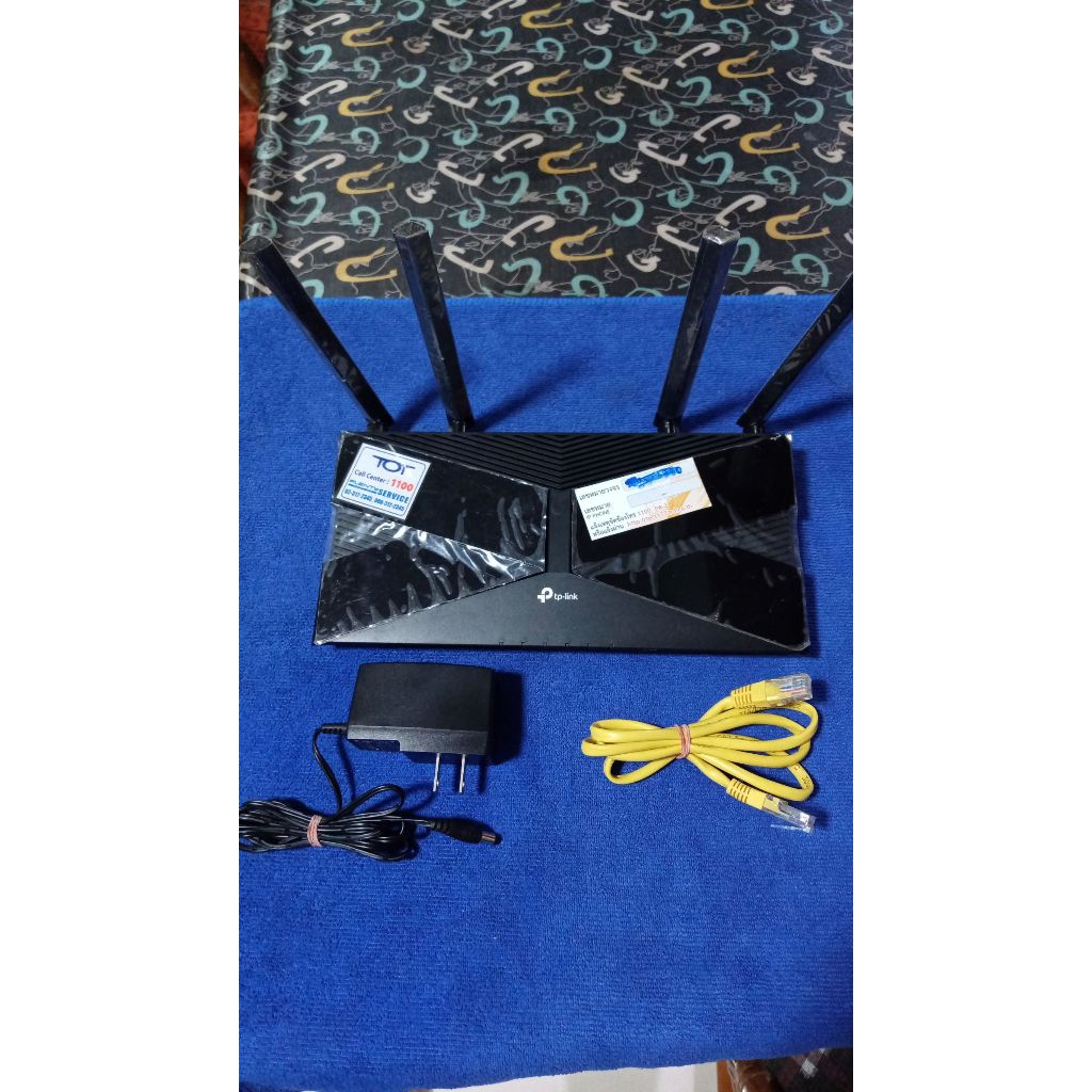 Router TP-Link Ax1800 EX25 ใช้งานปกติ มีผลเทส