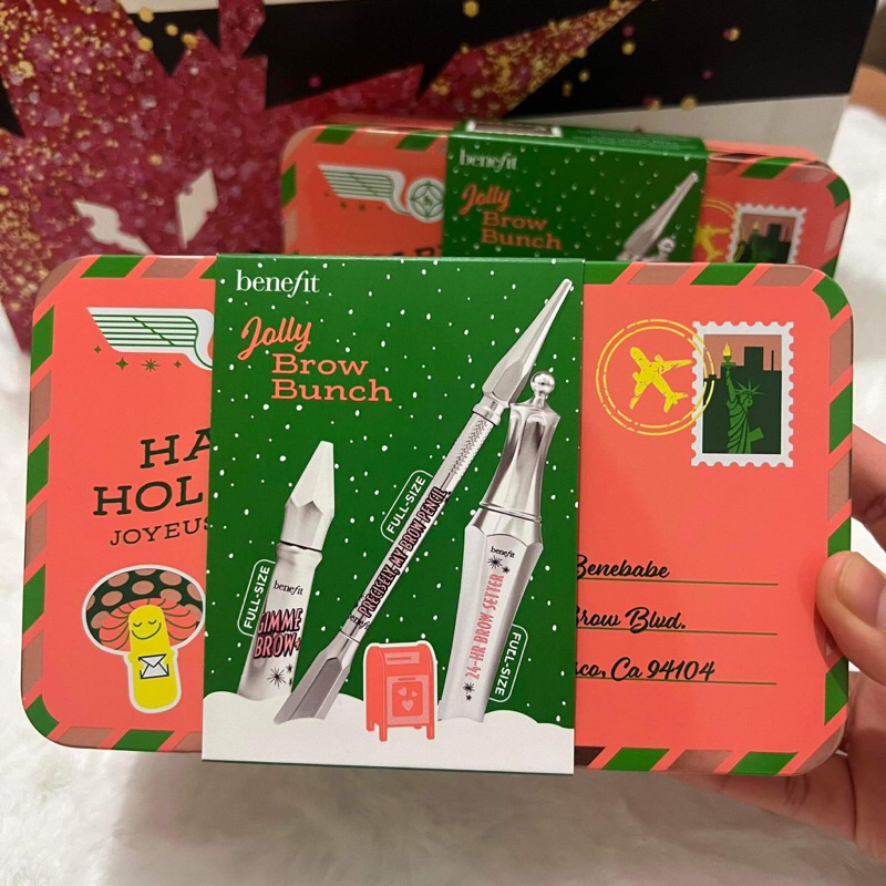 Jolly Brow Bunch - Christmas Gift Set ! Full-size brow pencil, volumizing gel &amp; setting gel