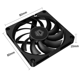 พัดลมเคส ID-Cooling NO-8010-PWM 80mm. 4pin PWM 3000RPM