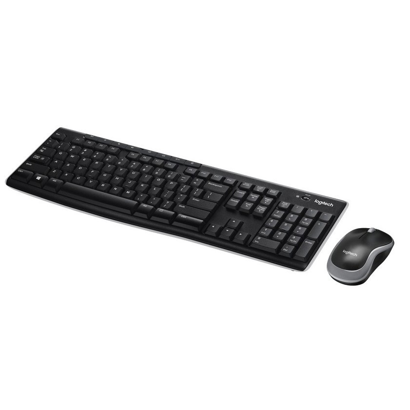 (MK270R-BK) WIRELESS COMBO (คีย์บอร์ดและเมาส์ไร้สาย) LOGITECH Thai/ENG 920-006315-3Y