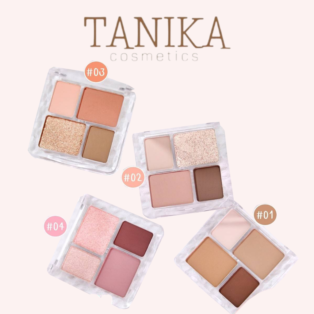 NC023 NEE NI CO BE COLORFUL ELEPHANT 4 COLOR EYESHADOW นี นิ โค บี คัลเลอร์ฟูล เอลิเฟนท์ 4 คัลเลอร์ อายแชโดว์