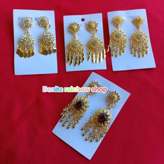 ต่างหูหนีบ ประดับเพชรพลอย ต่างหูเด็กน้อย ใส่ได้ทั้งเด็กและผู…