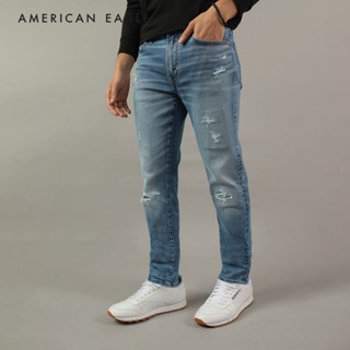 American Eagle AirFlex+ Ultrasoft Patched Slim Jean กางเกง ย…