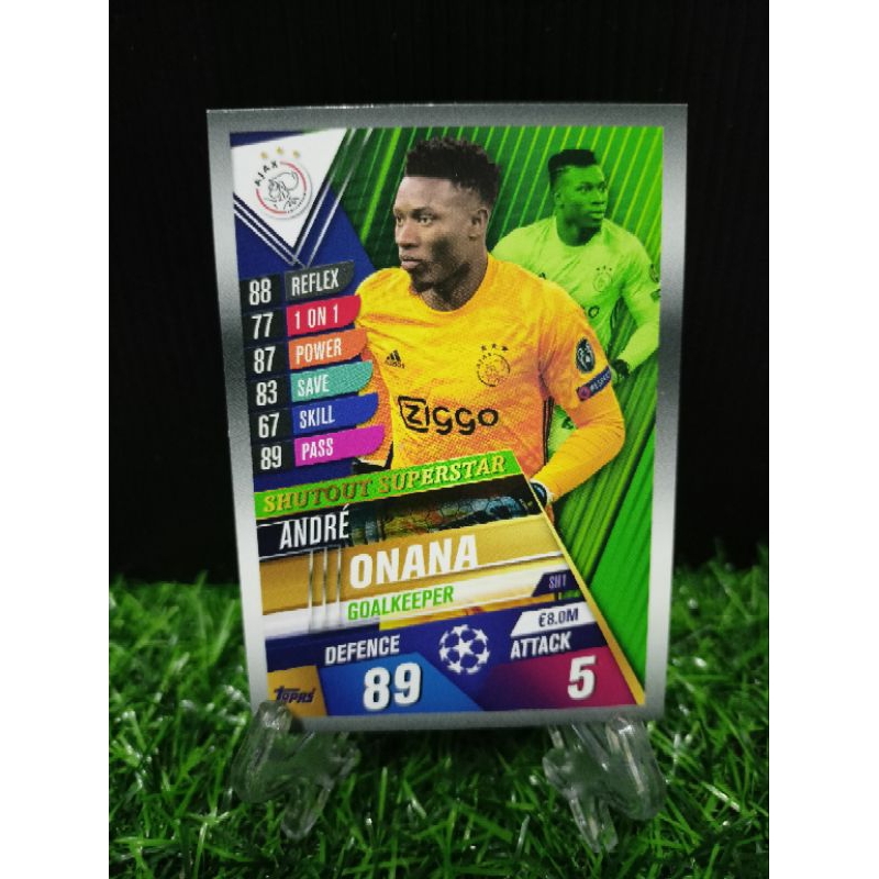 รวมการ์ด André Onana  Match Attax goalkeeper Ajax